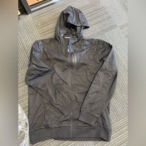 Men's Black Hooded Jacket，size：xxl